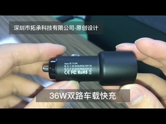 USB C Car Charger PD QC 45W For IPhone 15 Cigarette Lighter USB Charger Adapter